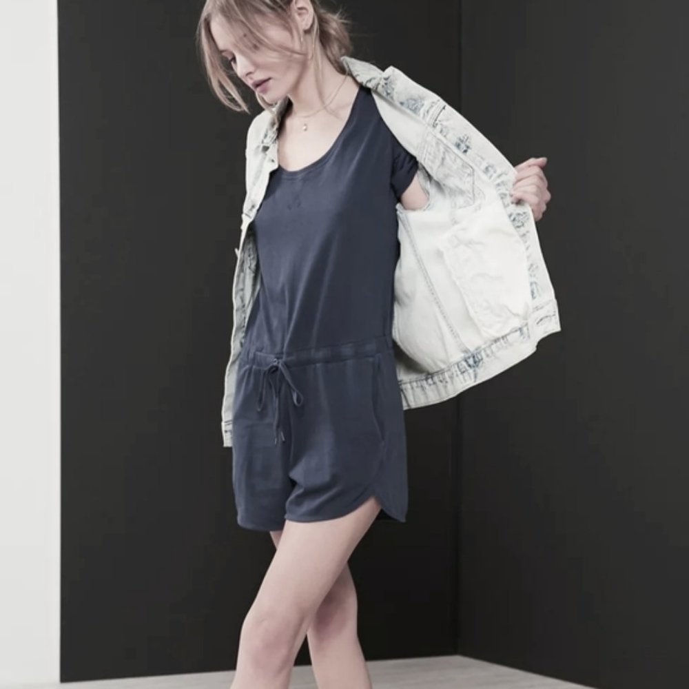 BDG Melinda Knit Drawstring Romper (Size M)